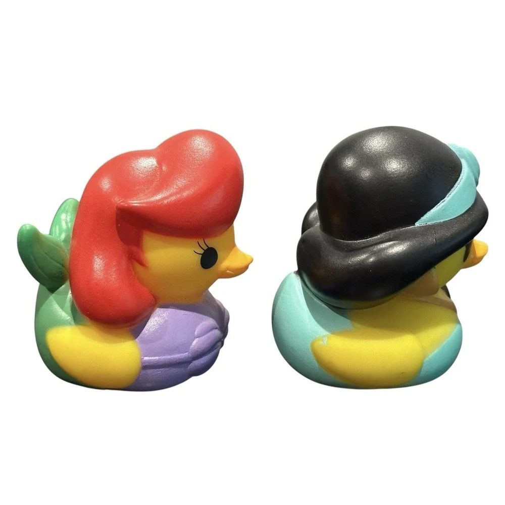 Lot‎ Of 5 Disney Duckz Jazwares Princess Cinderella Mermaid Wonder Woman Jasmine